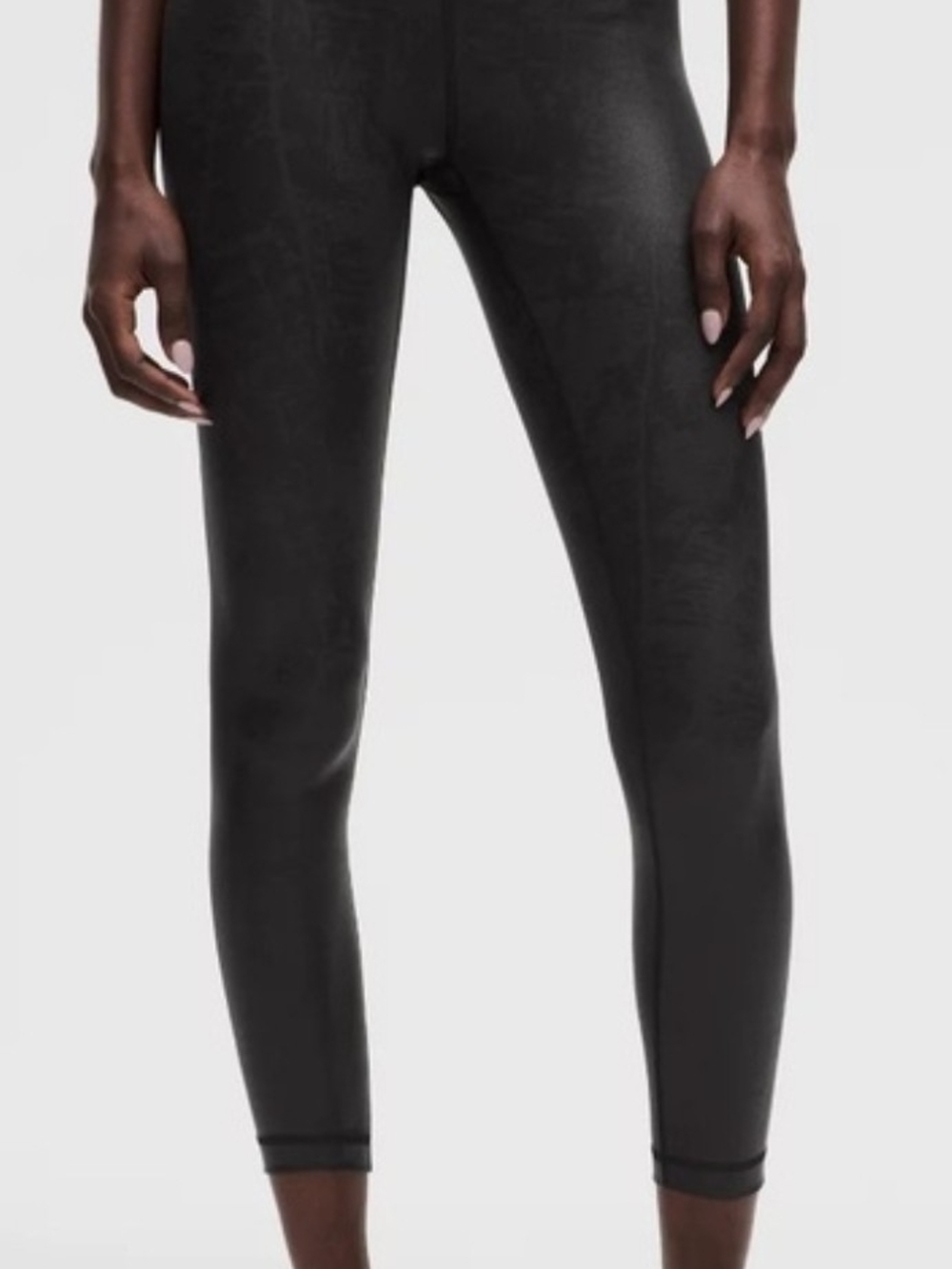Lululemon Wunder Train High-Rise Tight 25" Matte Foil Size 10